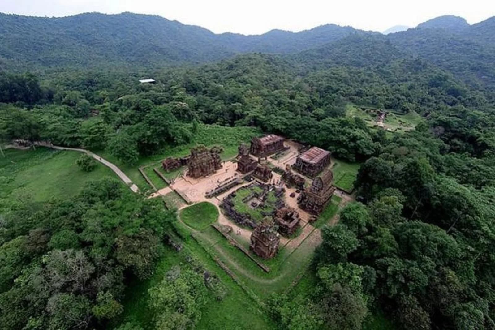 Real photo from a Fingo private tour to My Son Sanctuary, the UNESCO Cham temple complex.