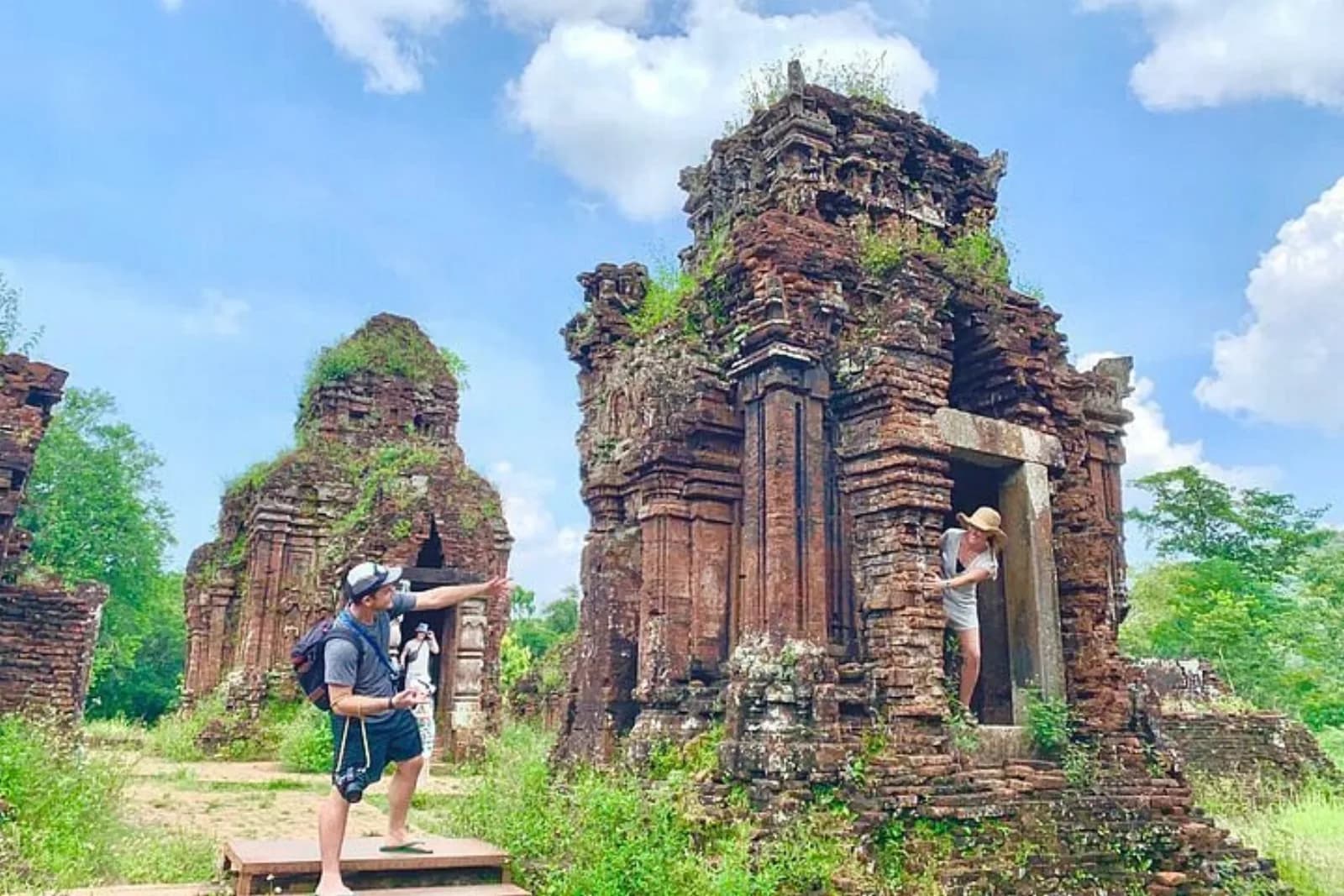 Real photo from a Fingo private tour to My Son Sanctuary, the UNESCO Cham temple complex.