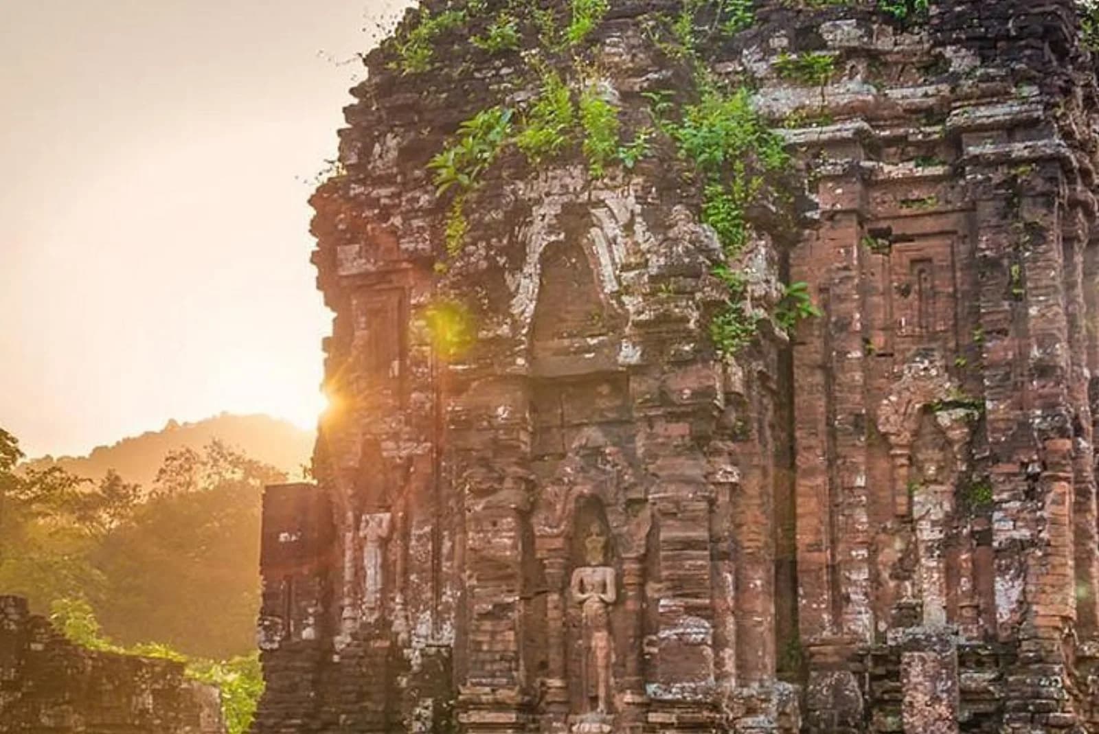 Real photo from a Fingo private tour to My Son Sanctuary, the UNESCO Cham temple complex.