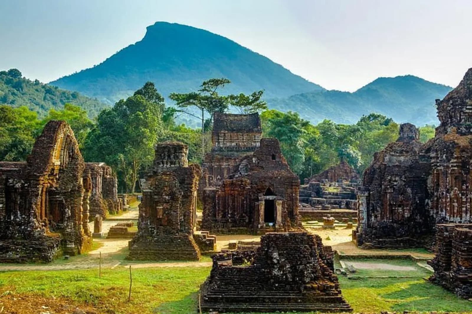 Real photo from a Fingo private tour to My Son Sanctuary, the UNESCO Cham temple complex.