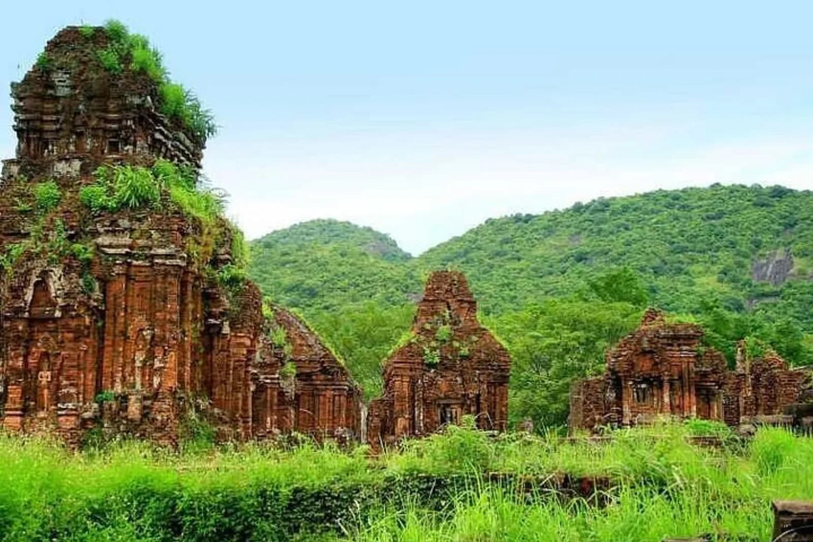 Real photo from a Fingo private tour to My Son Sanctuary, the UNESCO Cham temple complex.