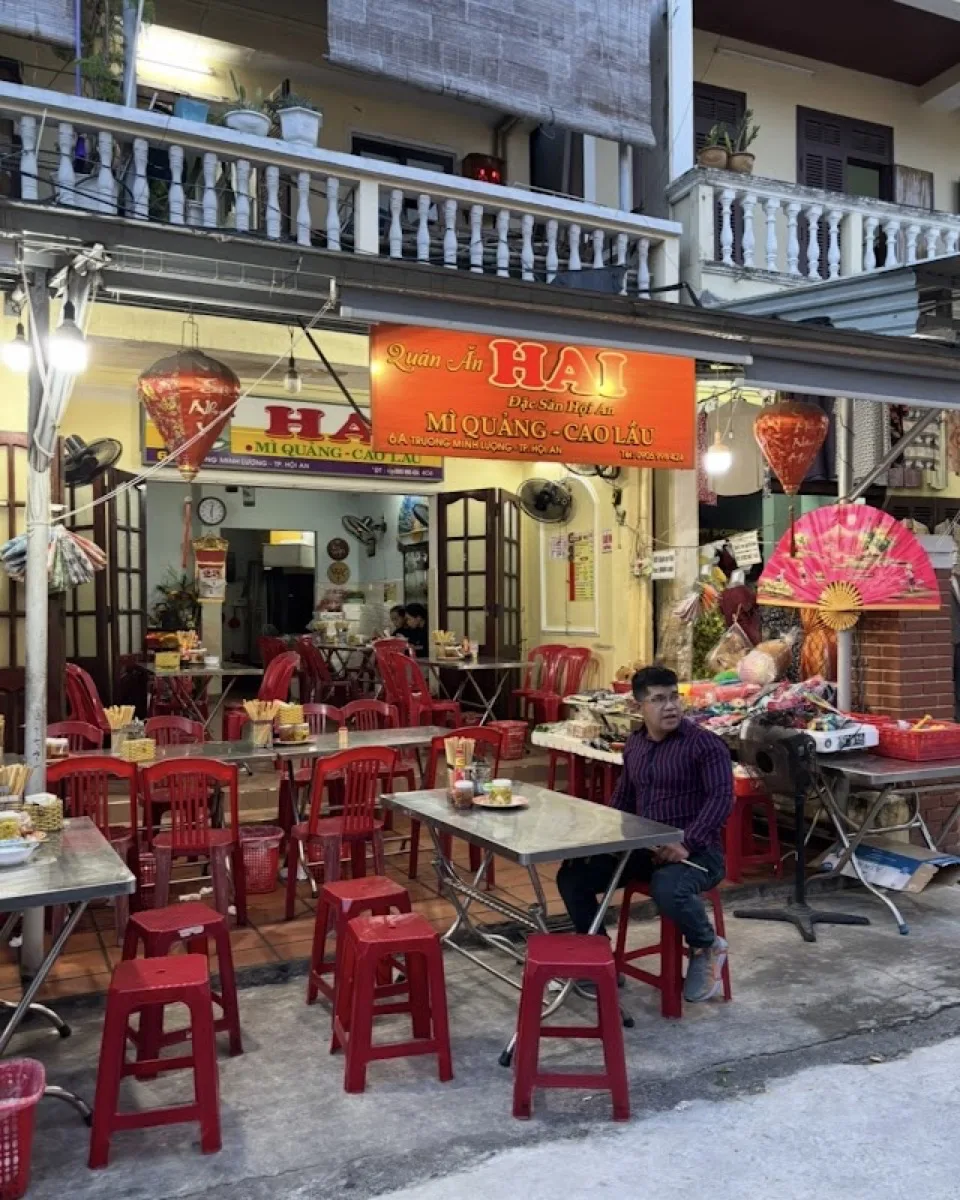 Mì Quảng Ông Hai storefront at 6A Trương Minh Lương, Hoi An